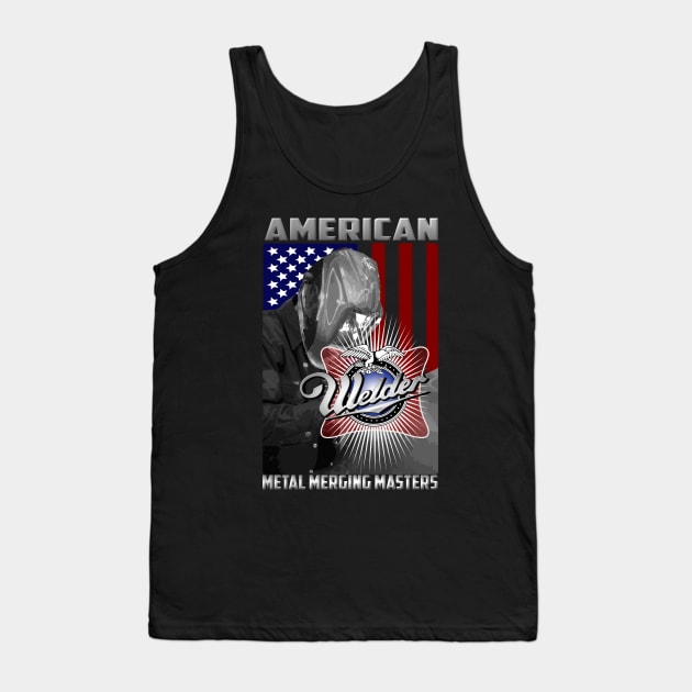 American Welder Tank Top by TripleHooligan